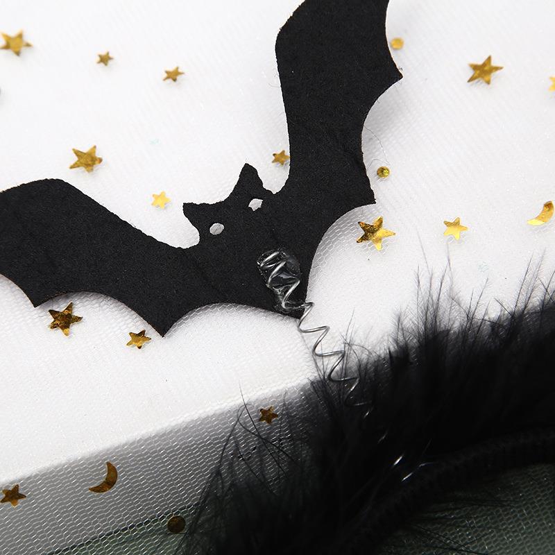 Halloween Black Bat Funny Headband The Artful Oracle