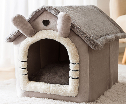 Foldable Dog House Pet Cat Bed Winter Dog Villa Sleep Kennel Removable Nest Warm Enclosed Cave Sofa Pets Supplies The Artful Oracle