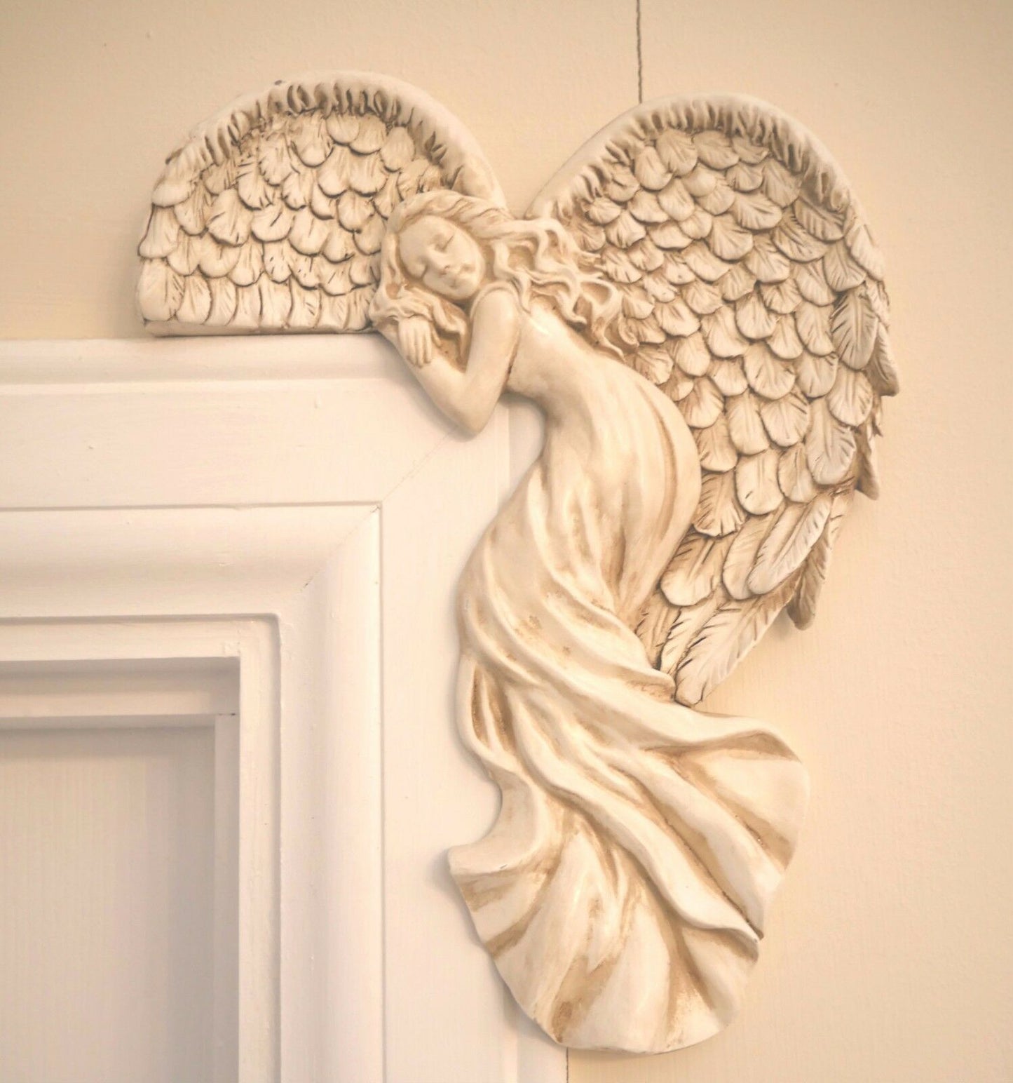 Door Frame Angel Wings Sculpture Resin Crafts The Artful Oracle