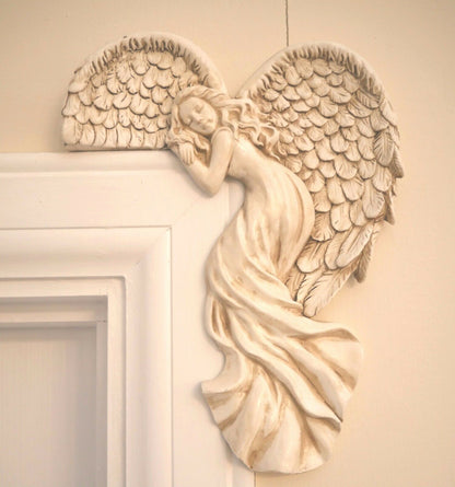 Door Frame Angel Wings Sculpture Resin Crafts The Artful Oracle