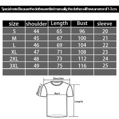 Men's 3D Digital Printing Casual Round Neck Short Sleeves The Artful Oracle