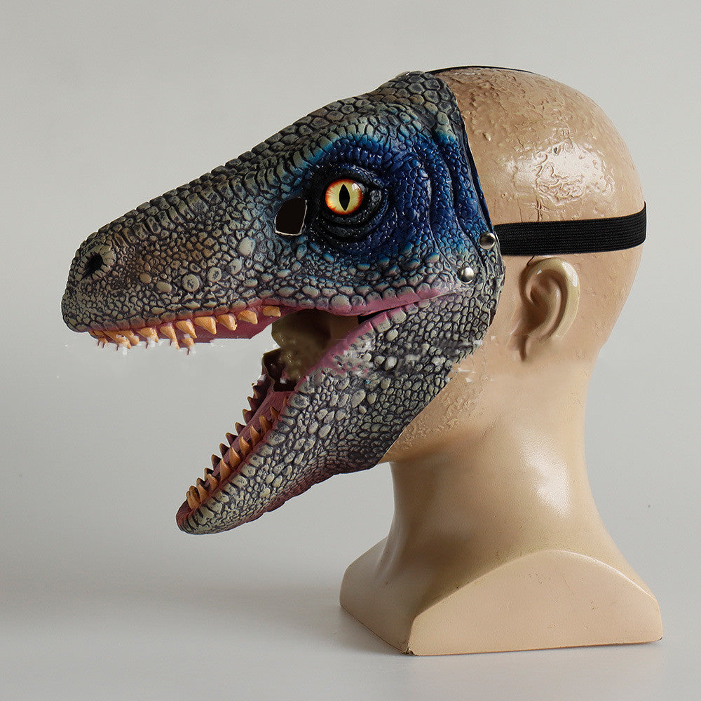 Dinosaur Moving Mouth Latex Mask Headgear Halloween Party Cos Props The Artful Oracle