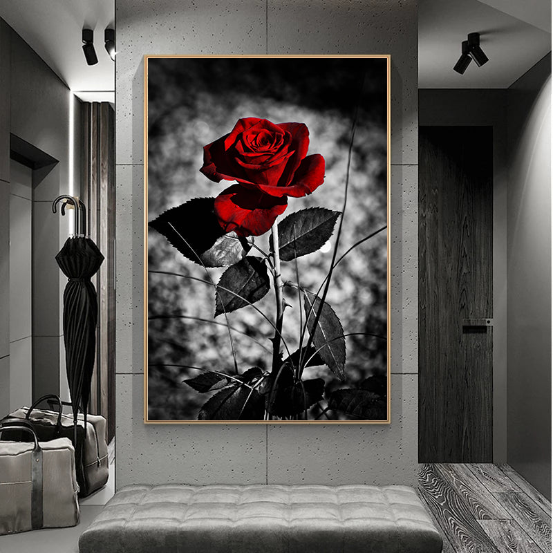 Modern Painting Art Rose Flower Poster Wall Art Picture Canvas Painting The Artful Oracle