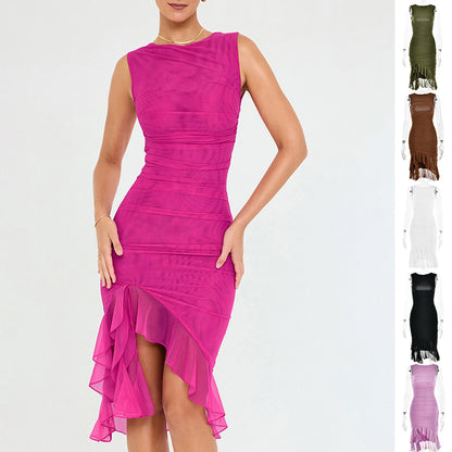 Slim Skinny Sleeveless Dress For Women Fashion Party Club Dresses The Artful Oracle