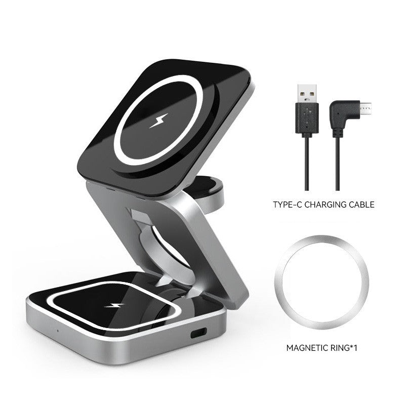 Three In One Desktop Wireless Charging Bracket The Artful Oracle