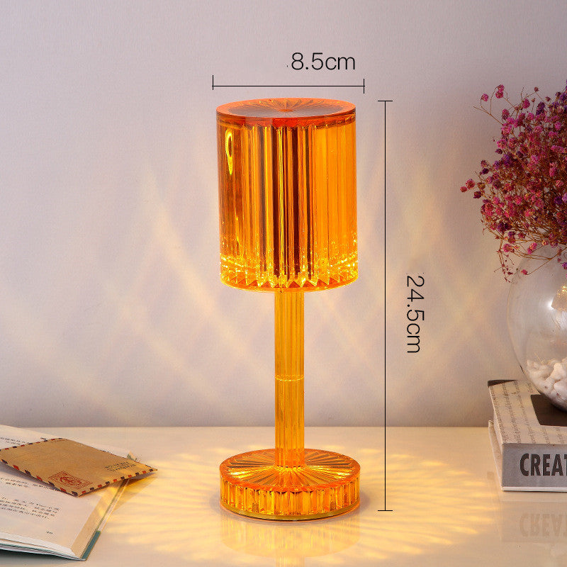 New Crystal Table Lamp Hotel Decoration Diamond Romantic Warm Led For Home Decor Romantic Gift Night Light The Artful Oracle