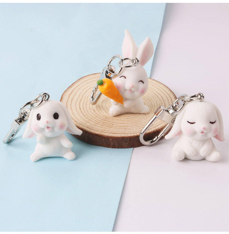 Rabbit Keychain Can Love Creative School Bag Pendant The Artful Oracle