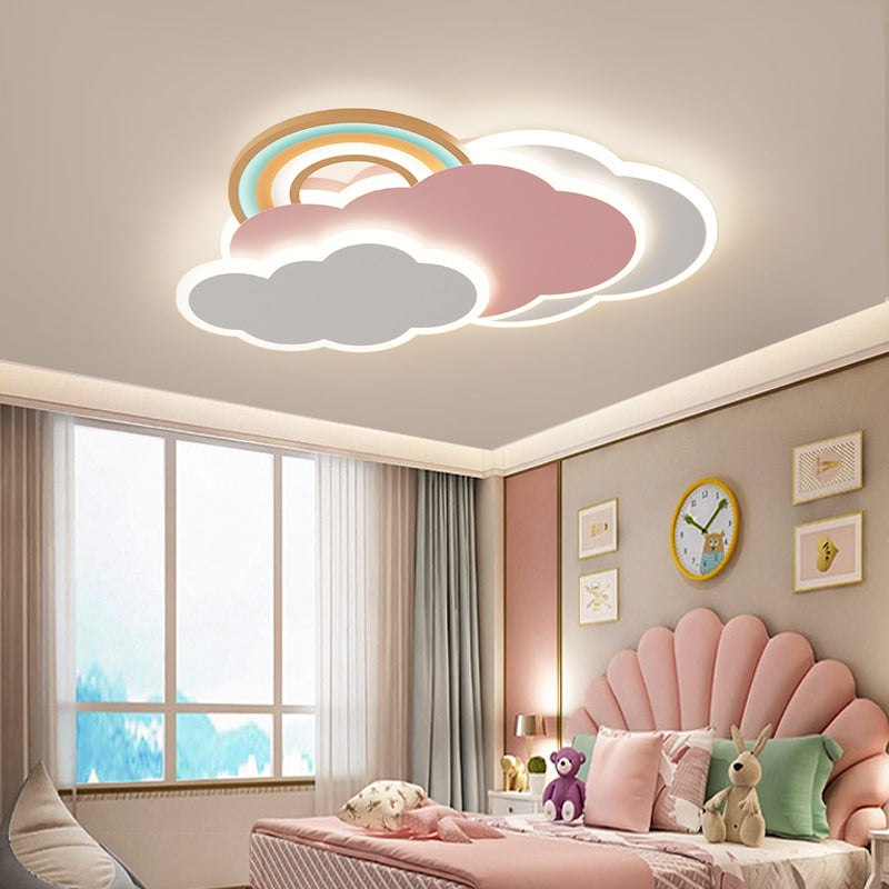 Rainbow Cloud Children's Ceiling Lamp The Artful Oracle