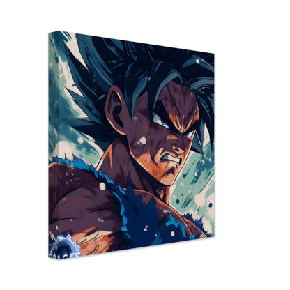 Angry Goku - Aluminum Print Gelato