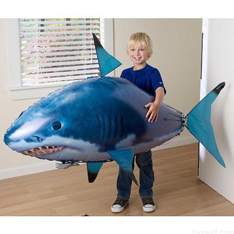 Remote Control Shark Toy Air Swimming Fish Infrared Flying RC Airplanes Balloons The Artful Oracle