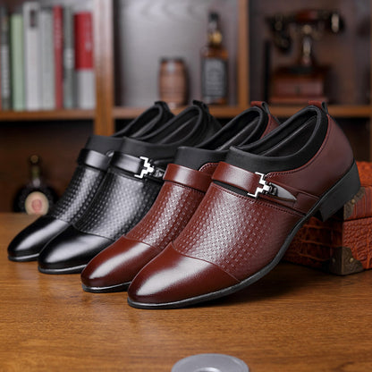 New Business Suits Men's Leather Shoes Large English Shoes The Artful Oracle