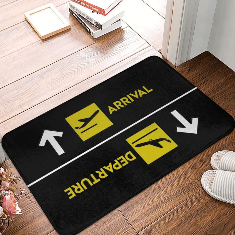 Nordic Simple Aircraft Indicating Non-slip Sponge Floor Mat The Artful Oracle