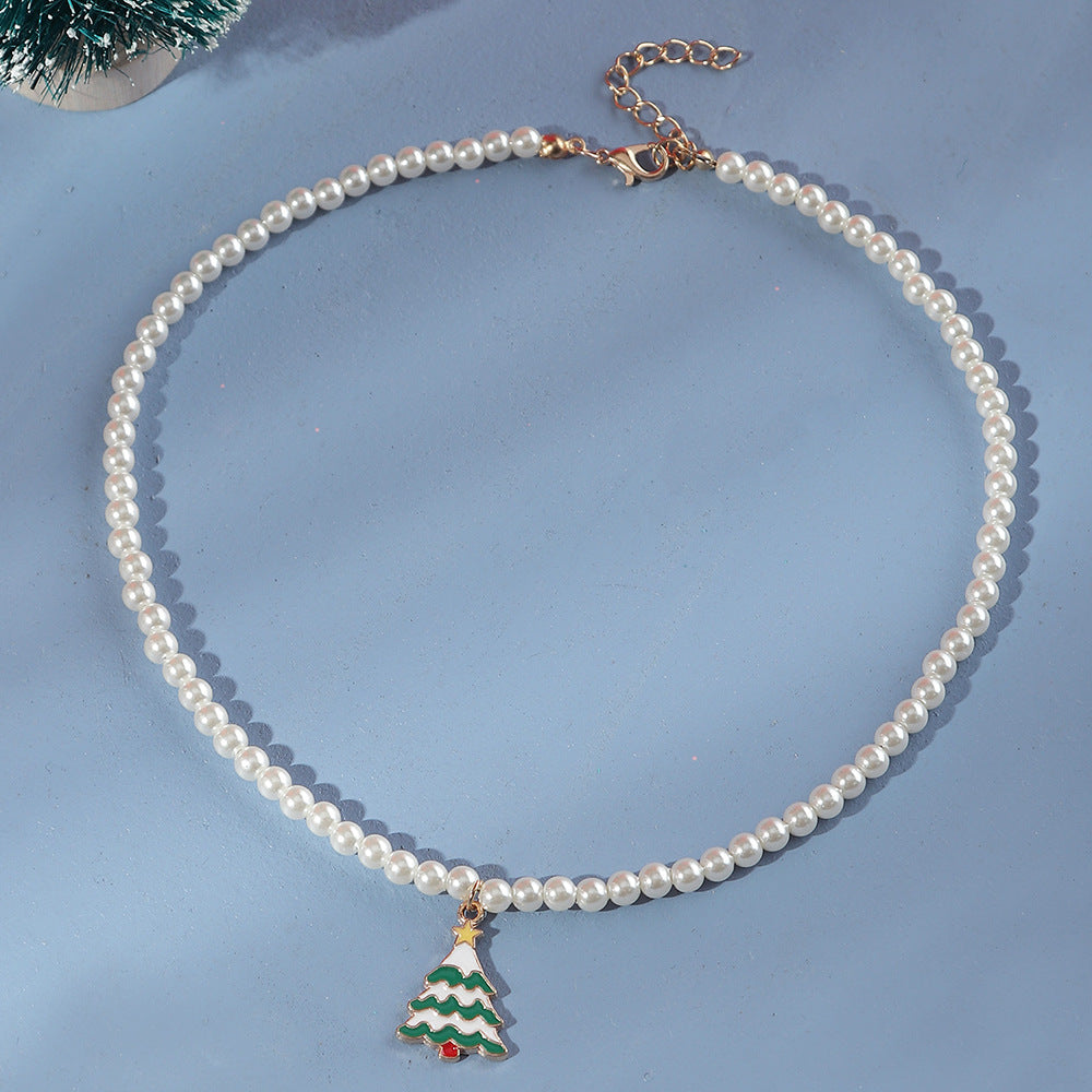 Snowflake Bell Christmas Tree Necklace The Artful Oracle