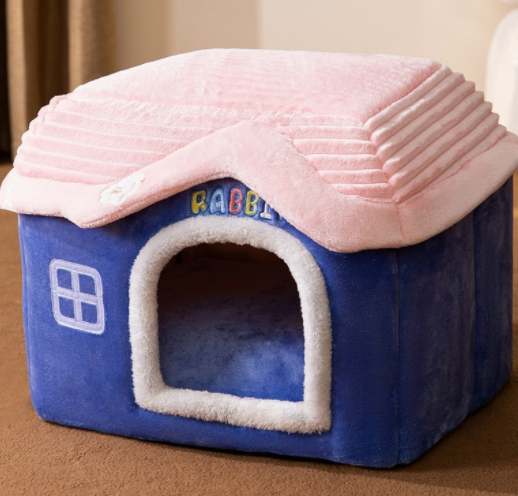 Foldable Dog House Pet Cat Bed Winter Dog Villa Sleep Kennel Removable Nest Warm Enclosed Cave Sofa Pets Supplies The Artful Oracle