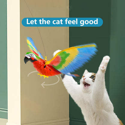 Simulation Bird Cat Interactive Pet Toys Hanging Eagle Flying Teasering Play Kitten Dog Toys Animals Cat Accessories Supplies Gelato