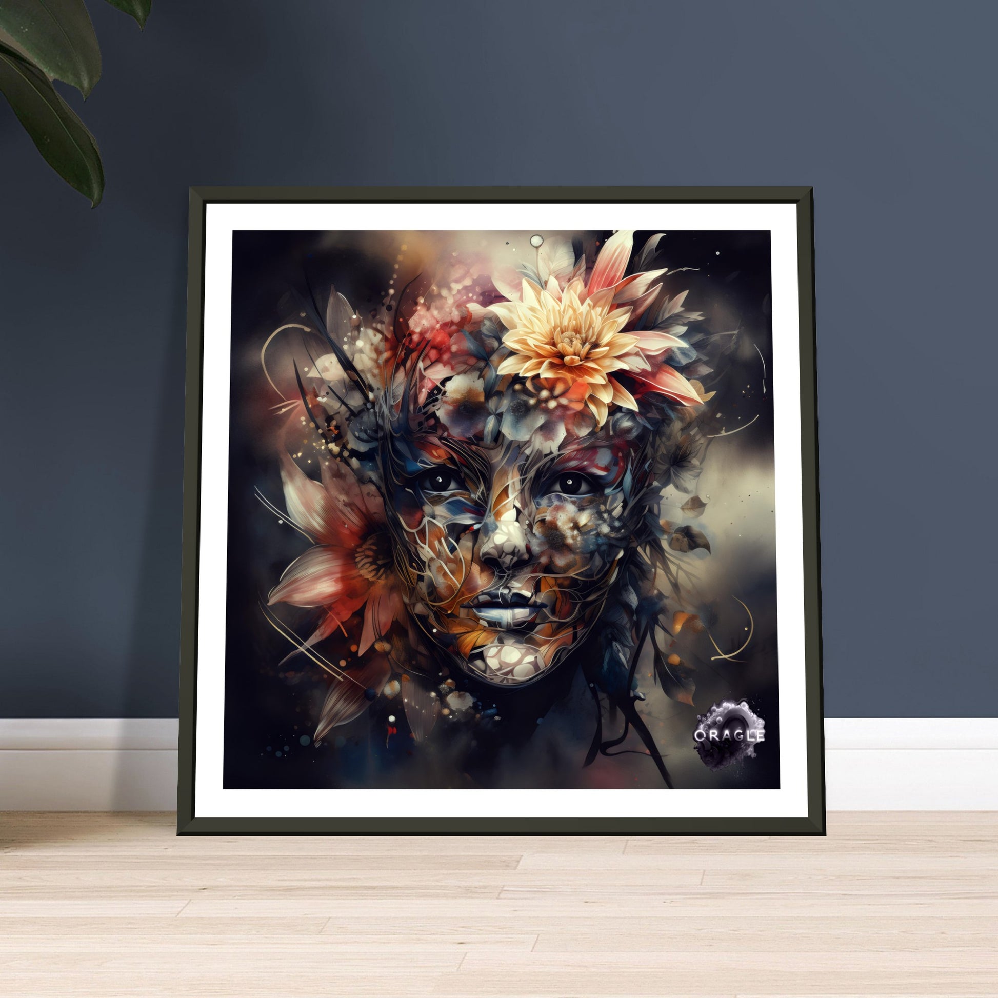 Petal Sprite: The Flower Nymph - Premium Matte Paper Wooden Framed Poster Gelato