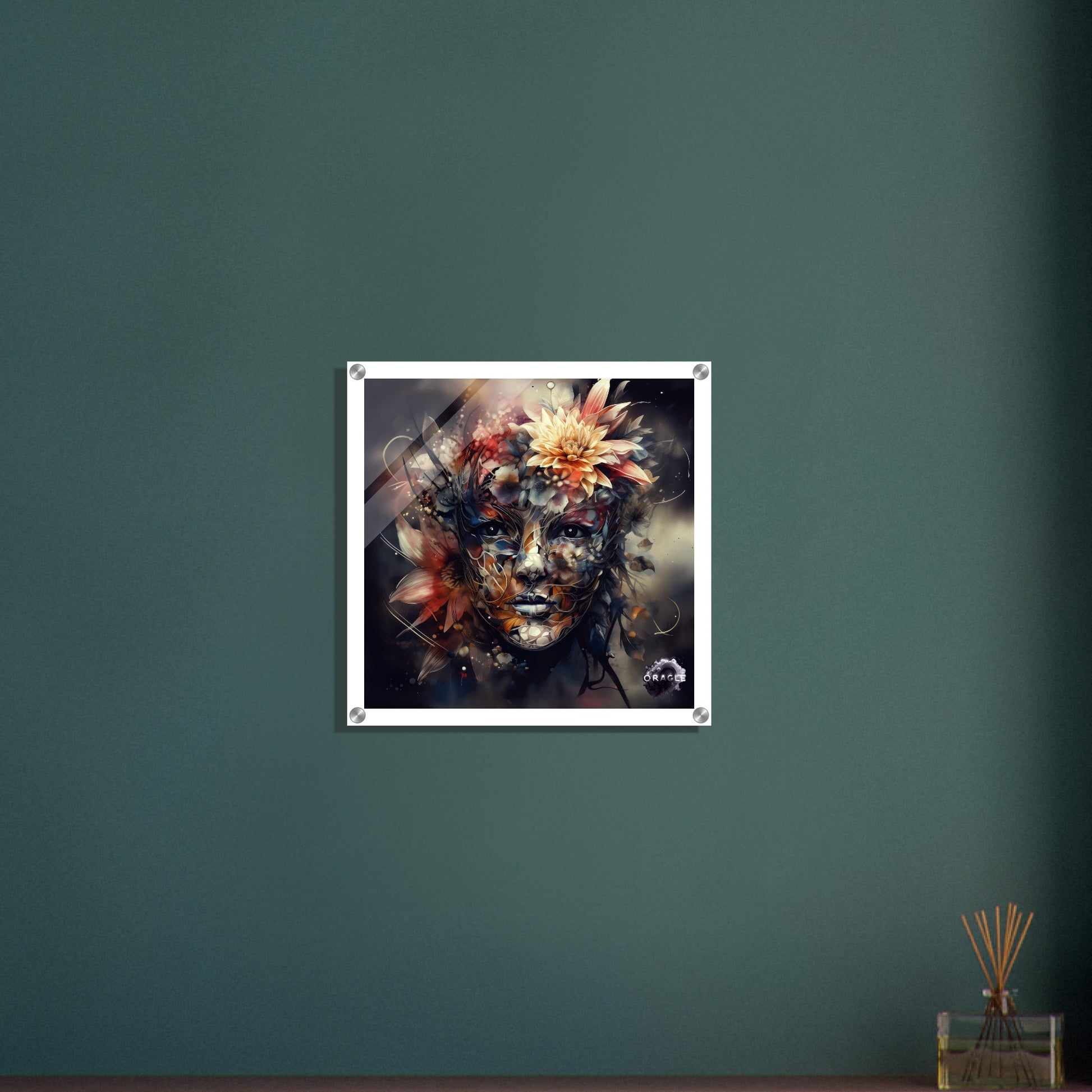 Petal Sprite: The Flower Nymph - Premium Matte Paper Wooden Framed Poster Gelato