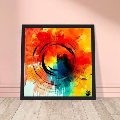 Celestial Glow - Premium Matte Paper Wooden Framed Poster Gelato