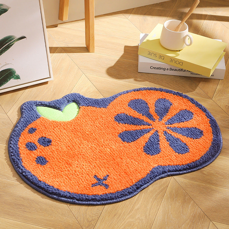 Ins Shaped Carpet Fruit Floor Mat Absorbs Water And Prevents Slipping The Artful Oracle