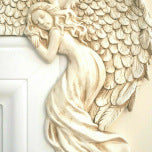 Door Frame Angel Wings Sculpture Resin Crafts The Artful Oracle