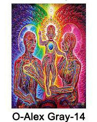 Abstract Psychedelic Alex Poster Canvas Painting The Artful Oracle