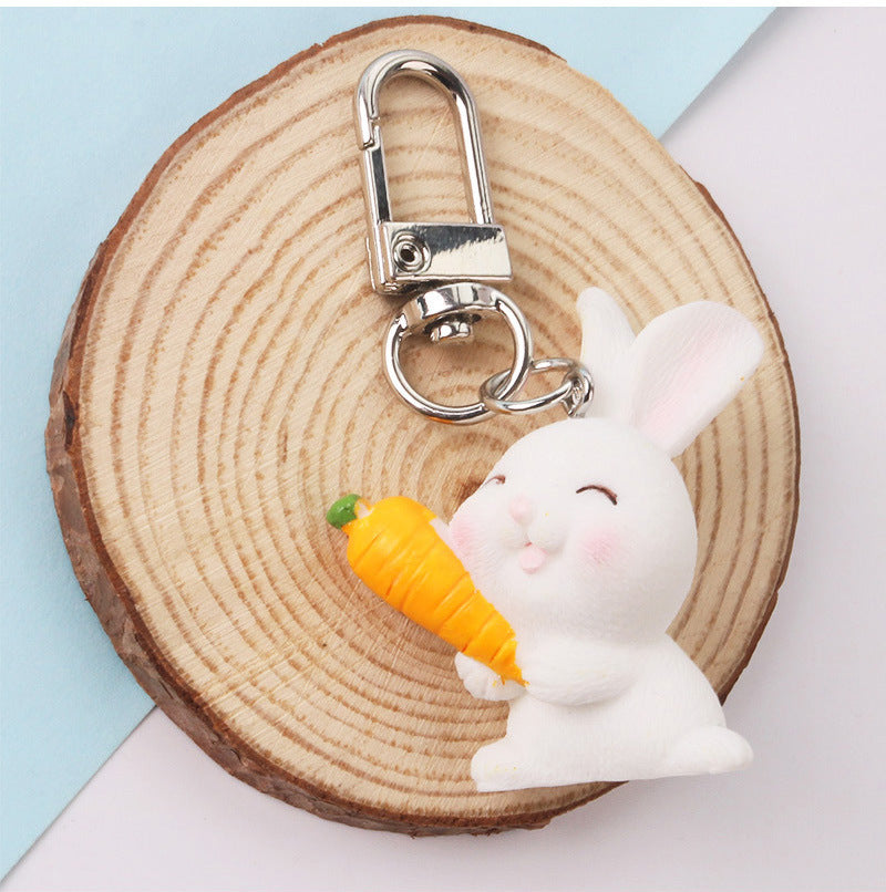 Rabbit Keychain Can Love Creative School Bag Pendant The Artful Oracle