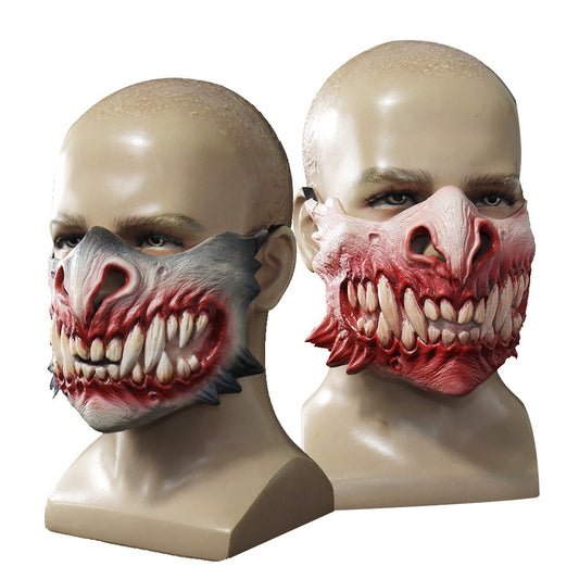 Half Face Mask Variant Horror Mask The Artful Oracle