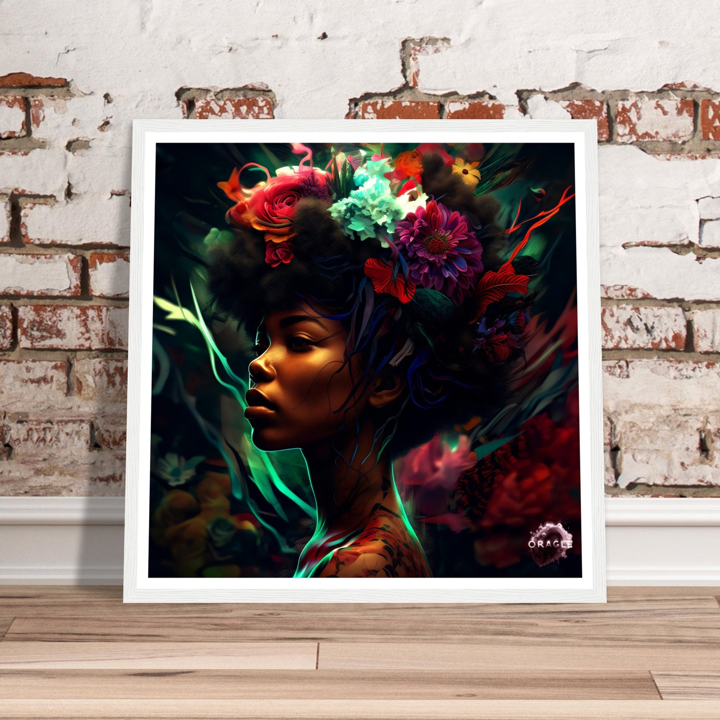 Mystic Noir - Premium Matte Paper Wooden Framed Poster Gelato