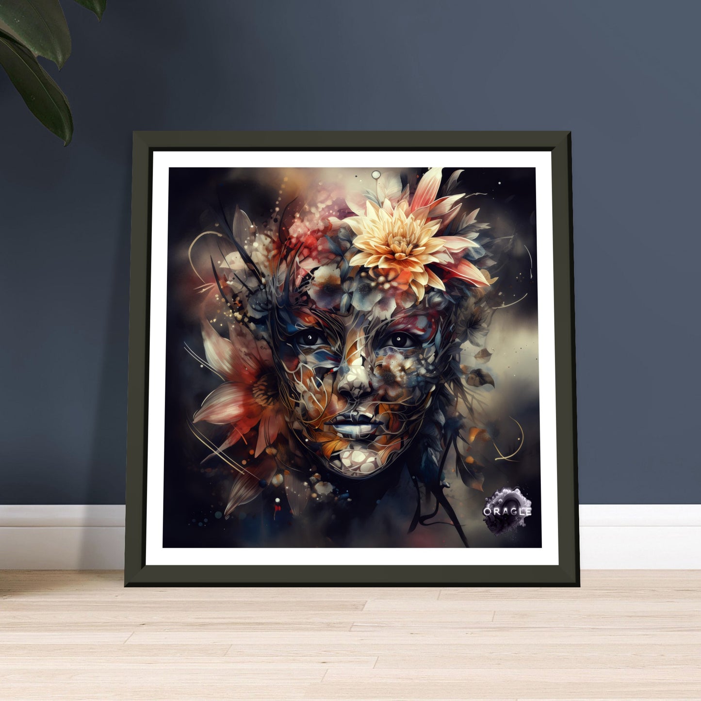 Petal Sprite: The Flower Nymph - Premium Matte Paper Wooden Framed Poster Gelato