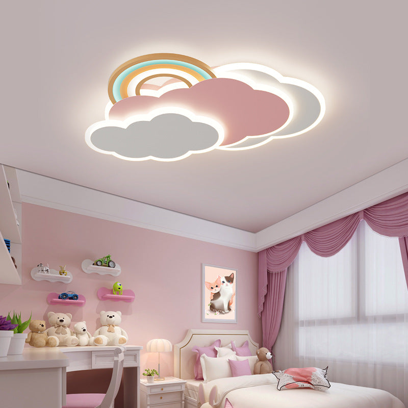 Rainbow Cloud Children's Ceiling Lamp The Artful Oracle