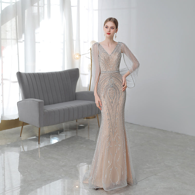 Women's High-end Fishtail Evening Dress The Artful Oracle