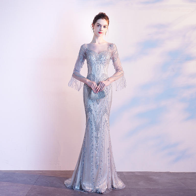 Women's Temperament Luxury Fishtail Party Dresses The Artful Oracle