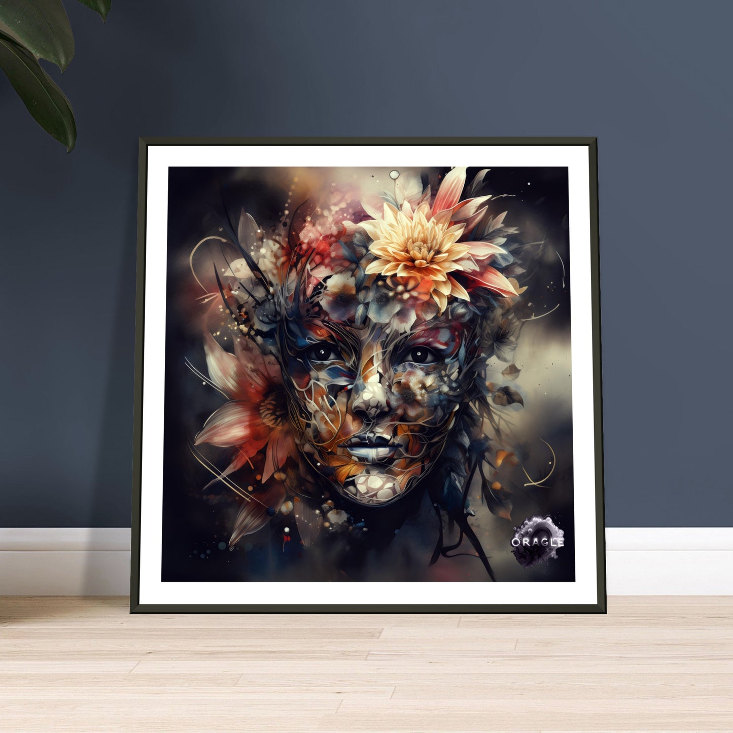 Petal Sprite: The Flower Nymph - Premium Matte Paper Wooden Framed Poster Gelato