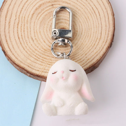 Rabbit Keychain Can Love Creative School Bag Pendant The Artful Oracle