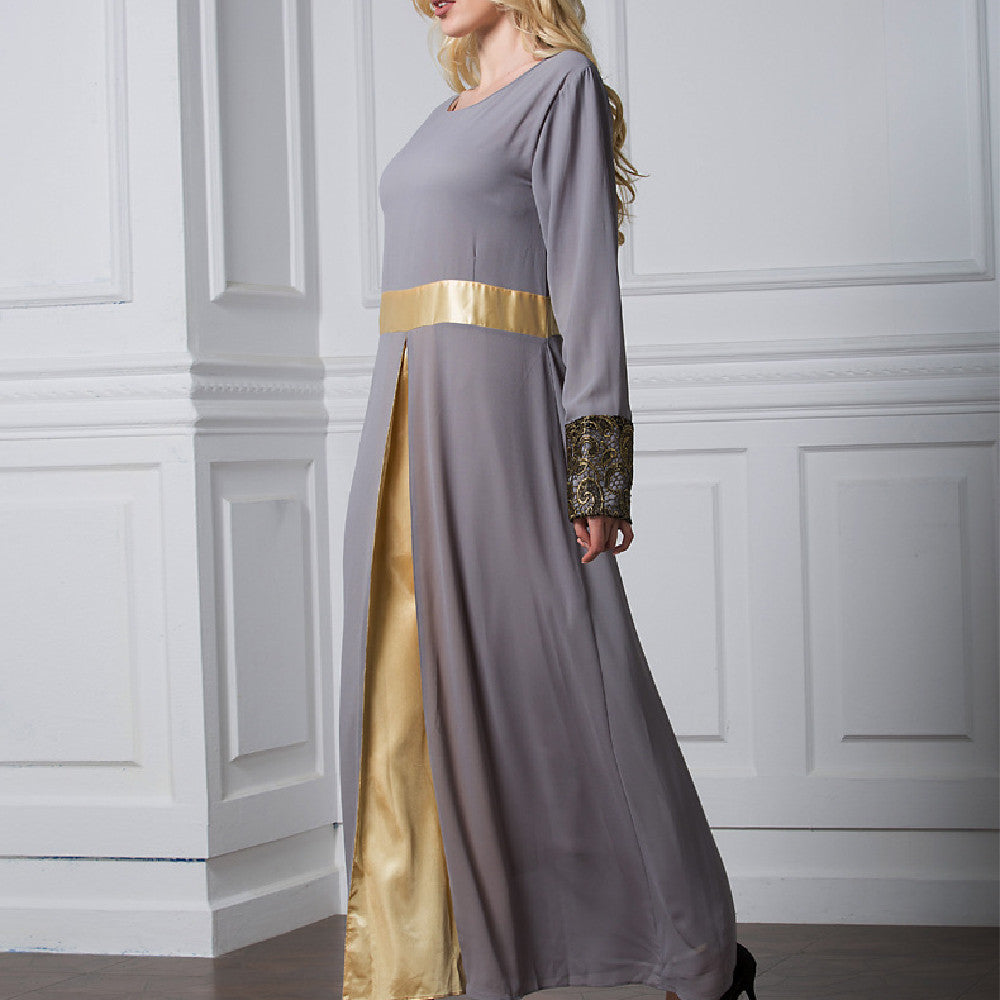 Women's Fashion Chiffon Long-sleeved Dress The Artful Oracle