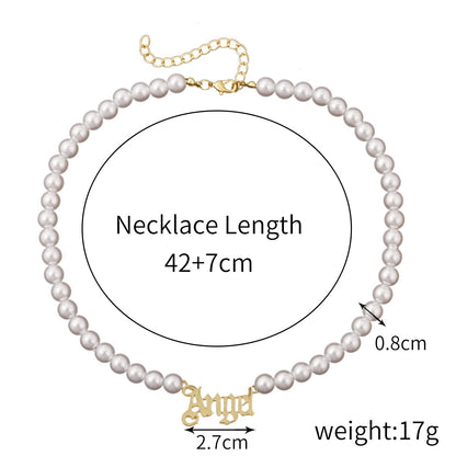 Women's Special-shaped Pearl Necklace Versatile French Advanced The Artful Oracle