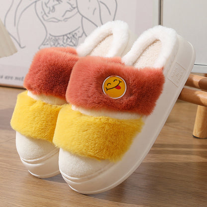 Thermal Cotton Slippers Cute Cartoon Winter Thickening The Artful Oracle