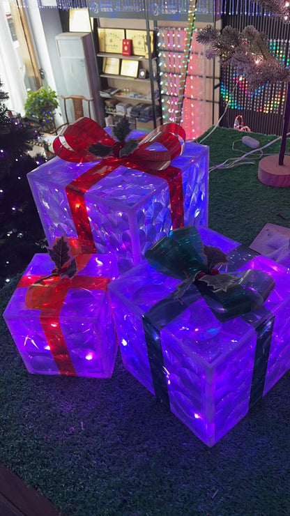 Christmas Gift Box Light Magic Color RGB Color Changing The Artful Oracle