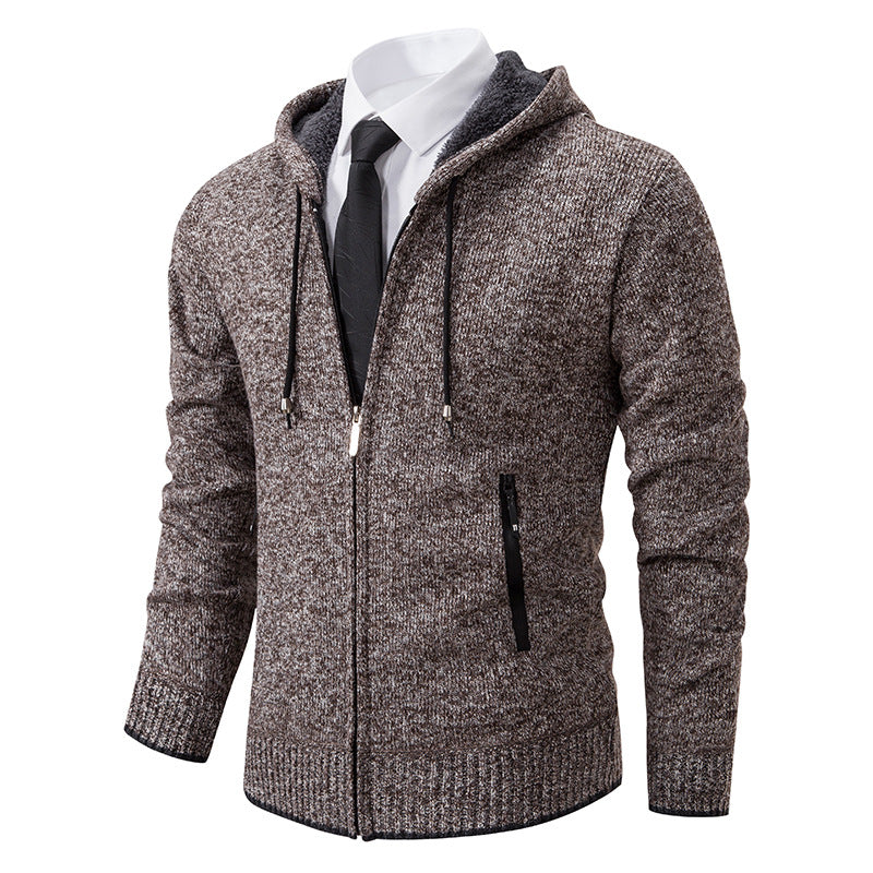 Men's Solid Color Cardigan Sweater The Artful Oracle