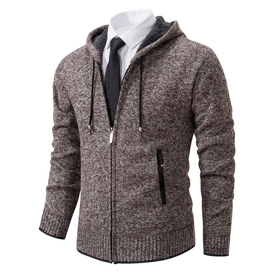 Men's Solid Color Cardigan Sweater The Artful Oracle