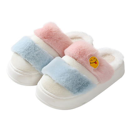 Thermal Cotton Slippers Cute Cartoon Winter Thickening The Artful Oracle