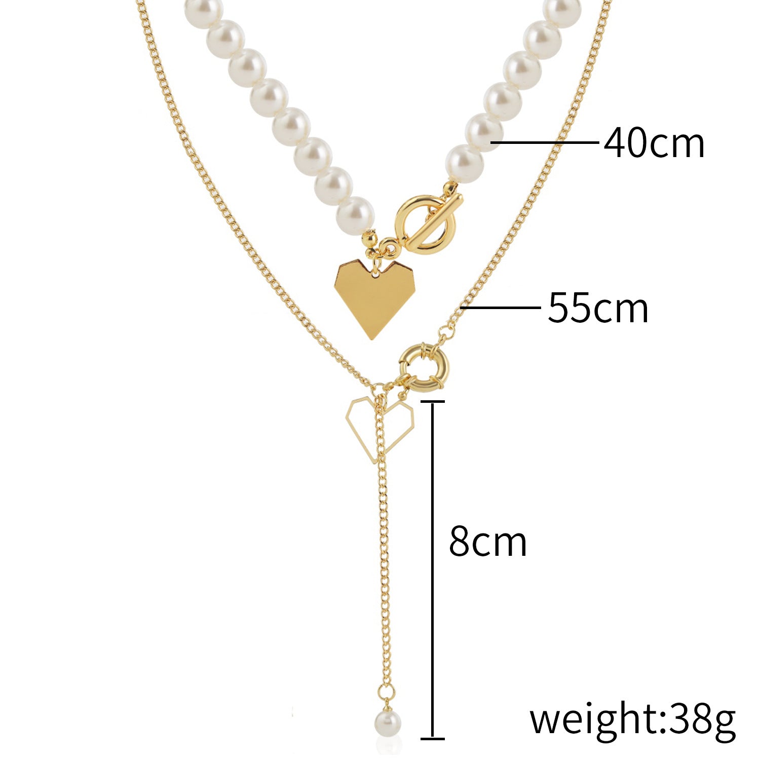 Women's Special-shaped Pearl Necklace Versatile French Advanced The Artful Oracle