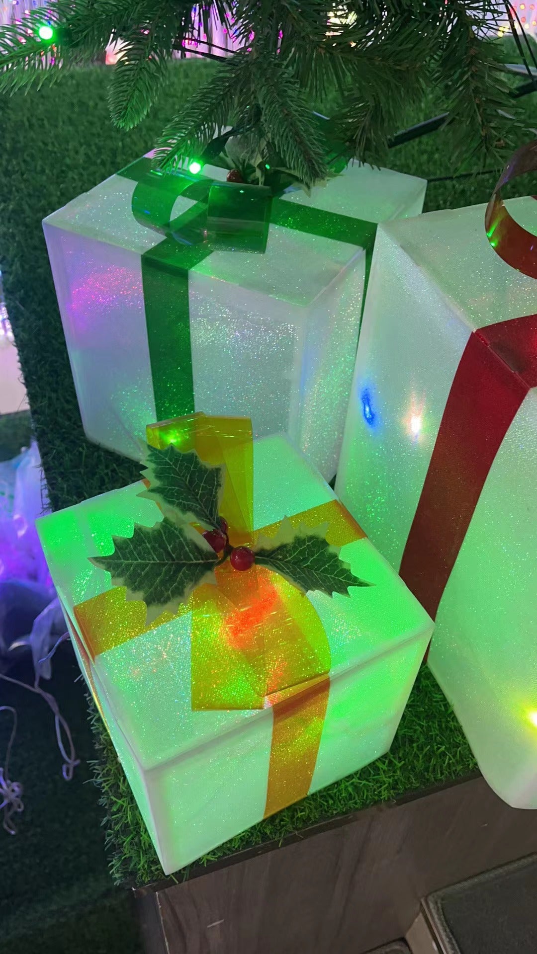 Christmas Gift Box Light Magic Color RGB Color Changing The Artful Oracle