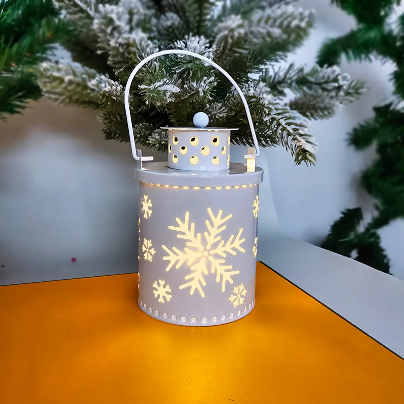 Christmas Candle Lights LED Small Lanterns Wind Lights Electronic Candles Nordic Style Creative Holiday Decoration Decorations The Artful Oracle