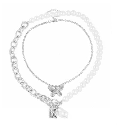 Women's Special-shaped Pearl Necklace Versatile French Advanced The Artful Oracle