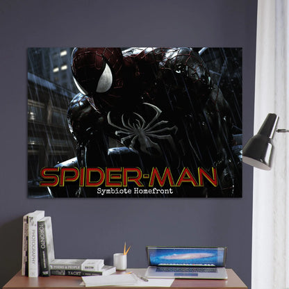 Spiderman Symbiote Homefront - Aluminum Print Gelato