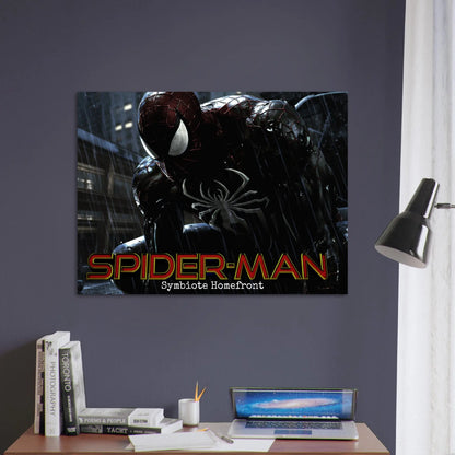 Spiderman Symbiote Homefront - Aluminum Print Gelato