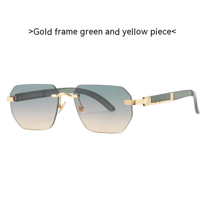 Women's Fashion Retro Rimless Sunglasses The Artful Oracle