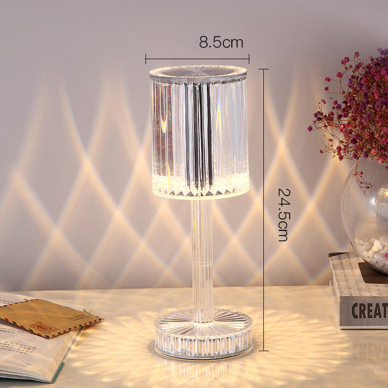 New Crystal Table Lamp Hotel Decoration Diamond Romantic Warm Led For Home Decor Romantic Gift Night Light The Artful Oracle