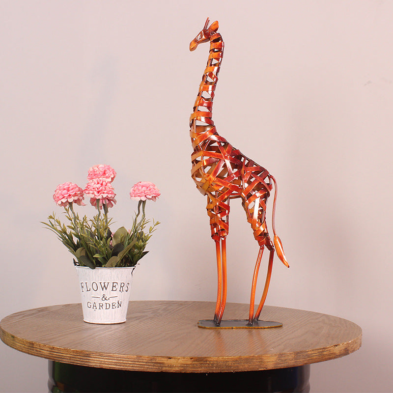 Bionic Creative Iron Craft Giraffe Ornaments The Artful Oracle